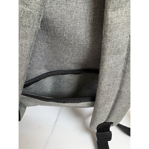 G+M Gray Backpack Tote Bag 15x15x6 Multi-Pocket Dance Travel Diaper Bag - Picture 6 of 10